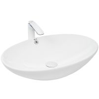 Раковина-чаша WeltWasser Elbach 3077 62 10000004564 Белый глянец — фото 1, Раковины накладные