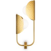 Товар: Настенный светильник Maytoni Modern Tropic MOD164WL-02BS1 Белый Латунь - фото 4 Настенный светильник Maytoni Modern Tropic MOD164WL-02BS1 Белый Латунь — фото 4, Светильники