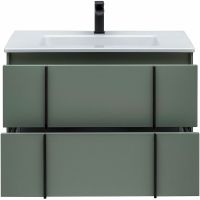 Тумба под раковину Allen Brau Reality 80 1.32005.CGM подвесная Олива матовая — фото 10, Мебель для ванной