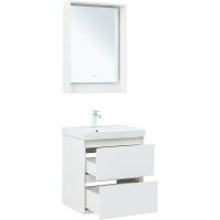 Товар: Тумба под раковину Aquanet Милан 60 336367 подвесная Белый глянец - фото 8 Тумба под раковину Aquanet Милан 60 336367 подвесная Белый глянец — фото 8, Мебель для ванной