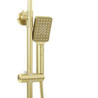Душевая система Grossman Cosmo 500.K35.02.320 Золото брашированное — фото 5, Душевые стойки