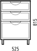 Товар: Комод Corozo Монро 50 Z3 SD-00000781 Белый - фото 4 Комод Corozo Монро 50 Z3 SD-00000781 Белый — фото 4, Комоды и тумбы для ванной комнаты