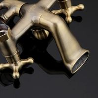 Смеситель для ванны Gappo G63-4 G3263-4 Бронза — фото 10, Смесители