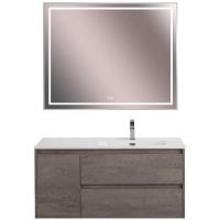 Тумба под раковину BelBagno Kraft 100 R KRAFT-1000-2C-1A-SO-CG-R подвесная Cemento Grigio — фото 9, Мебель для ванной