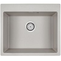 Кухонная мойка Paulmark Kante 60 PM106052-GR Серая — фото 1, Кухонные мойки