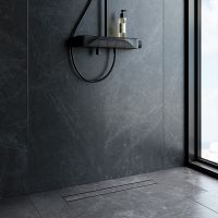 Душевой лоток AM.PM PrimeFlow 60 W02SC-U11-060-04BM с Черной матовой решеткой / под плитку Tile — фото 18, Душевые лотки