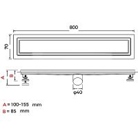 Товар: Душевой лоток Gappo G88007-4 с решеткой под плитку - фото 13 Душевой лоток Gappo G88007-4 с решеткой под плитку — фото 13, Душевые лотки