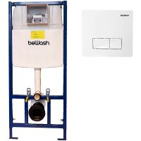 Инсталляция beWash BW74 K500RZVP0400BY000000 для унитаза с Белой клавишей смыва — фото 1, Инсталляции