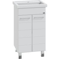 Тумба под раковину СанТа Омега 50 207001 Белая — фото 1, Тумбы под раковину