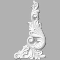 Орнамент Decomaster 62007 L 255x150x20 мм — фото 1, Декоративные элементы