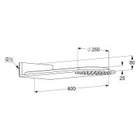 Товар: Верхний душ Kludi A-Qa 6488005-00 Хром - фото 6 Верхний душ Kludi A-Qa 6488005-00 Хром — фото 6, Верхние души