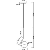 Подвесной светильник Artelamp Bolla-unica A1924SP-1CC Белый Хром — фото 4, Подвесные светильники