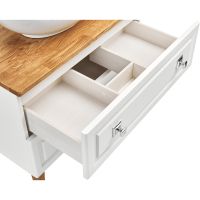 Товар: Тумба под раковину ASB-Woodline Каталина 80 White 12097 Белая - фото 5 Тумба под раковину ASB-Woodline Каталина 80 White 12097 Белая — фото 5, Мебель для ванной