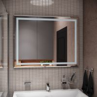 Зеркало Континент Торрес Люкс 700х500 ЗЛП1532 с подсветкой с механический выключателем — фото 8, Зеркала в ванную комнату