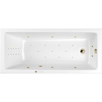 Акриловая ванна Whitecross Wave Slim 150x70 0111.150070.100.ULTRANANO.GL с гидромассажем — фото 1, Ванны