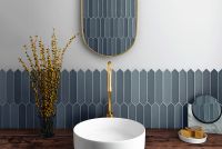 Керамическая плитка Equipe Lanse Navy 27488 настенная 5x25 см — фото 3, Керамическая плитка