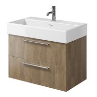 Товар: Тумба под раковину Creto Tivoli 80 8-1377BA подвесная Bamenda - фото 2 Тумба под раковину Creto Tivoli 80 8-1377BA подвесная Bamenda — фото 2, Мебель для ванной