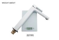 Смеситель для раковины Gappo G17-8 G1017-2 Белый Хром — фото 8, Смесители для раковины