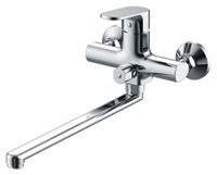 Смеситель для ванны Bravat Pure F6105161C-01A универсальный Хром — фото 1, Смеситель для ванны