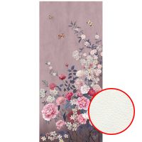 Фреска Ortograf Flower Dreams 31628 Фактура флок FLK Флизелин (1,2*2,7) Розовый, Цветы — фото 1, Фрески