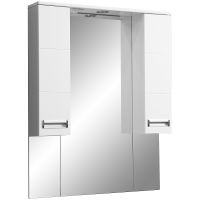 Зеркало со шкафом Stella Polar Фиора 80 SP-00000210 Белое — фото 1, Зеркальные шкафы в ванную