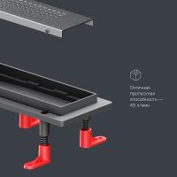 Товар: Душевой лоток AM.PM PrimeFlow 60 W02SC-P11-060-01SB с решеткой Хром матовый Cut Gradient - фото 14 Душевой лоток AM.PM PrimeFlow 60 W02SC-P11-060-01SB с решеткой Хром матовый Cut Gradient — фото 14, Душевые лотки