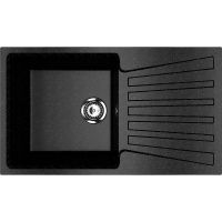 Кухонная мойка Ulgran Classic U-703-308 Черная — фото 1, Кухонные мойки