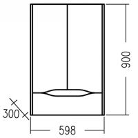 Товар: Подвесной шкаф СанТа Сатурн 60 700374 Белый Дуб австрийский - фото 4 Подвесной шкаф СанТа Сатурн 60 700374 Белый Дуб австрийский — фото 4, Мебель для ванной