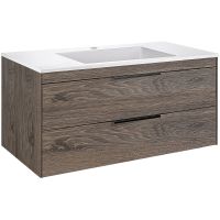 Тумба под раковину Vincea Chiara 2D 100 VMC-2C2100RO подвесная R.Oak — фото 2, Тумбы под раковину