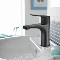 Смеситель для раковины WesnaArt Nova NOV03-210Black Черный матовый — фото 2, Смесители для раковины