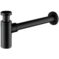 Сифон для раковины Frap F82-7 Черный матовый — фото 1, Сифоны для раковины