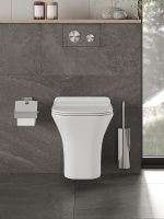 Товар: Унитаз Orange C02-100W подвесной с сиденьем Микролифт - фото 5 Унитаз Orange C02-100W подвесной с сиденьем Микролифт — фото 5, Подвесные унитазы