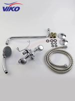 Смеситель для ванны Viko V-2405 универсальный Хром — фото 2, Смеситель для ванны