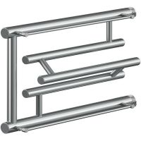 Водяной полотенцесушитель Ника Econ ПЛ-4 32/100 с полкой Хром — фото 1, Водяные полотенцесушители