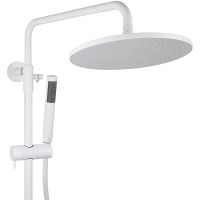 Душевая система Kaiser Serio 05382-4 с термостатом Белая матовая — фото 4, Душевое оборудование. Душевая программа