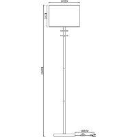 Товар: Торшер Artelamp Furore A3990PN-1CC Белый Хром - фото 4 Торшер Artelamp Furore A3990PN-1CC Белый Хром — фото 4, Торшеры