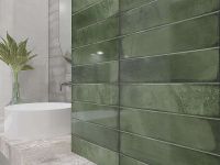 Керамическая плитка Azori Bricks Green 00-00109498 настенная 31,5х63 см — фото 2, Керамическая плитка