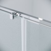 Душевой уголок Grossman Cosmo 100х70 120.K33.02.1070.10.02 профиль Хром стекло шиншилла — фото 6, Прямоугольные душевые уголки