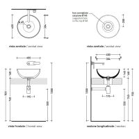 Товар: Раковина-чаша Flaminia App 40 AP40ACAR Carbone - фото 2 Раковина-чаша Flaminia App 40 AP40ACAR Carbone — фото 2, Раковины