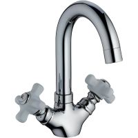 Смеситель для раковины Frap H18 F1318 Хром — фото 1, Смесители для раковины