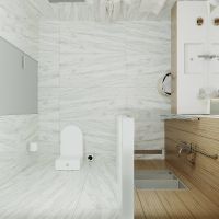 Душевая дверь Triton Уно 90 Щ0000036858 профиль Хром стекло прозрачное — фото 6, Душевые двери в нишу