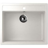 Кухонная мойка Ulgran Classic U-104-341 Ультра-белая — фото 1, Кухонные мойки