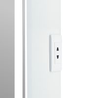 Зеркальный шкаф Reflection Circle  400х800 L RF2105SR с подсветкой Белый матовый — фото 5, Мебель для ванной