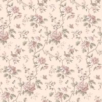 Обои LOYMINA Шелковый путь SLK2 007 Флизелин (1*10,05) Розовый/Бежевый, Цветы — фото 1, Обои для стен