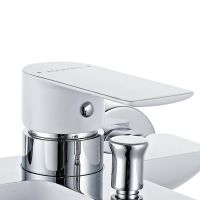 Товар: Смеситель для ванны Aquanet Arctic AF520-20СW 216776 Хром Белый - фото 2 Смеситель для ванны Aquanet Arctic AF520-20СW 216776 Хром Белый — фото 2, Смесители