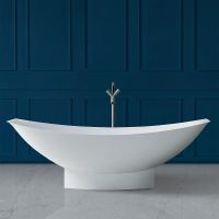 Ванна из искусственного камня Abber Stein 180x80 AS9610 без гидромассажа — фото 1, Ванны из искусственного камня