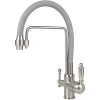 Смеситель для кухни Viko V-5618 Серебро Серый — фото 1, Смесители для кухни