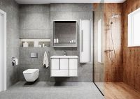 Товар: Шкаф пенал Aquaton Ривьера 30 1A239203RVX20 подвесной Белый - фото 7 Шкаф пенал Aquaton Ривьера 30 1A239203RVX20 подвесной Белый — фото 7, Пеналы для ванной комнаты