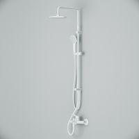 Душевая система AM.PM X-Joy F43885A14 Белый матовый — фото 7, Душевые стойки