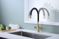 Товар: Смеситель для кухни Paulmark Salix Sa213419-G Золото - фото 5 Смеситель для кухни Paulmark Salix Sa213419-G Золото — фото 5, Смесители